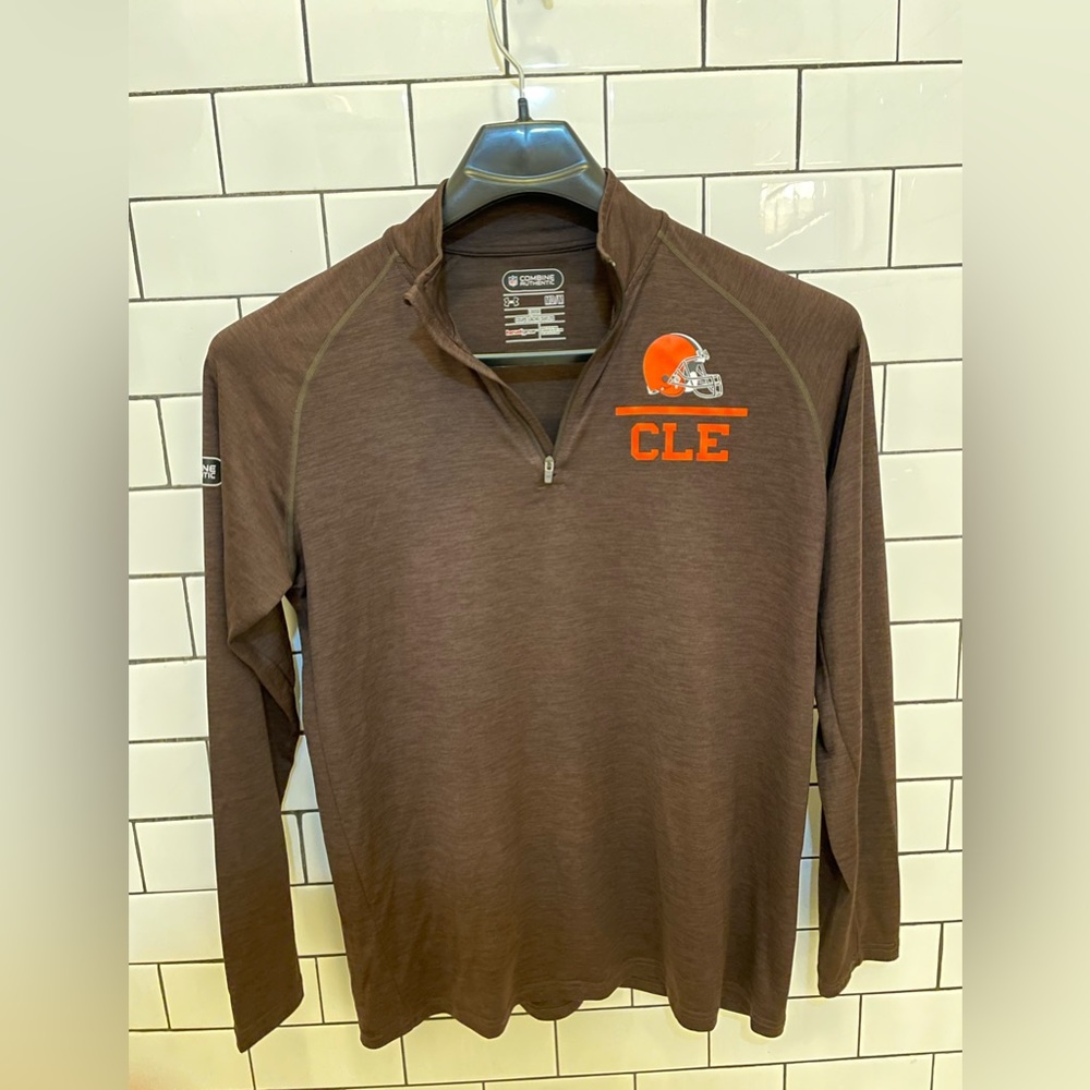 Cleveland Browns Combine Authentic HeatGear Thin Pullover. Men’s Medium.